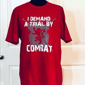 Trial By Combat Red  T Shirt
